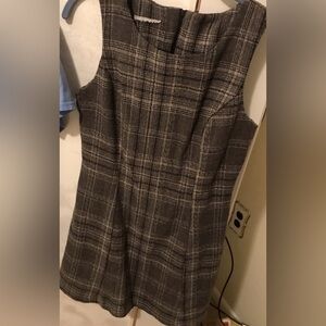 LADIES PRE OWNED Plaid Sleeveless/SCHOOL GIRL DRESS